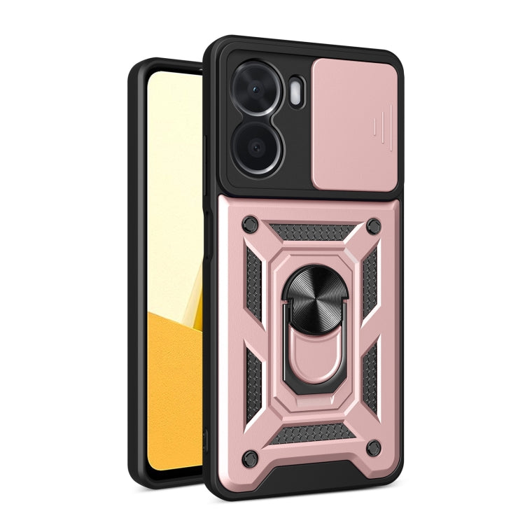 Sliding Camera Cover Design TPU+PC Phone Case