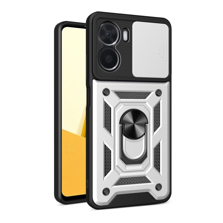 Sliding Camera Cover Design TPU+PC Phone Case