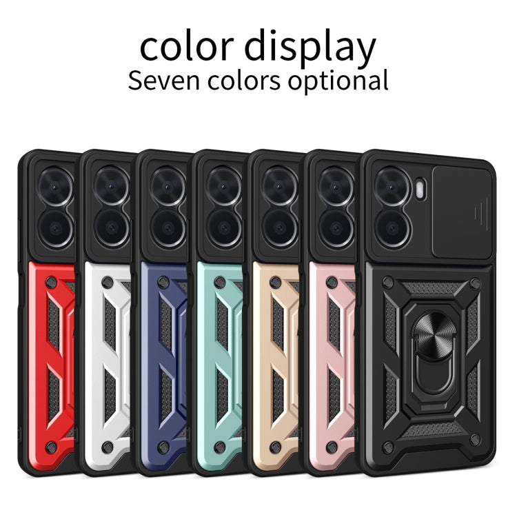 Sliding Camera Cover Design TPU+PC Phone Case