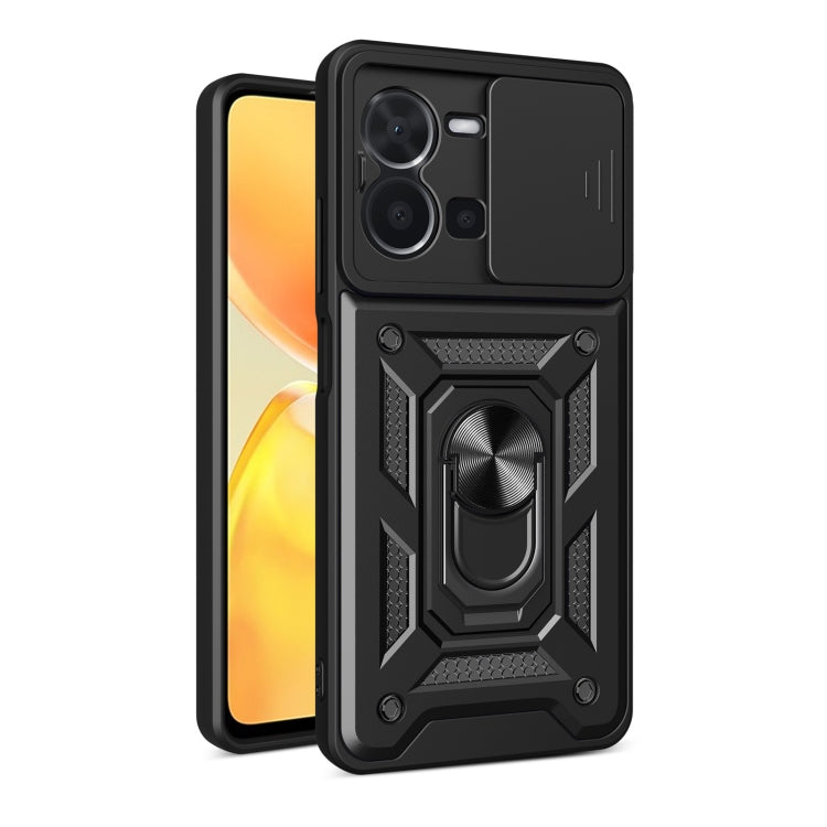 Sliding Camera Cover Design TPU+PC Phone Case