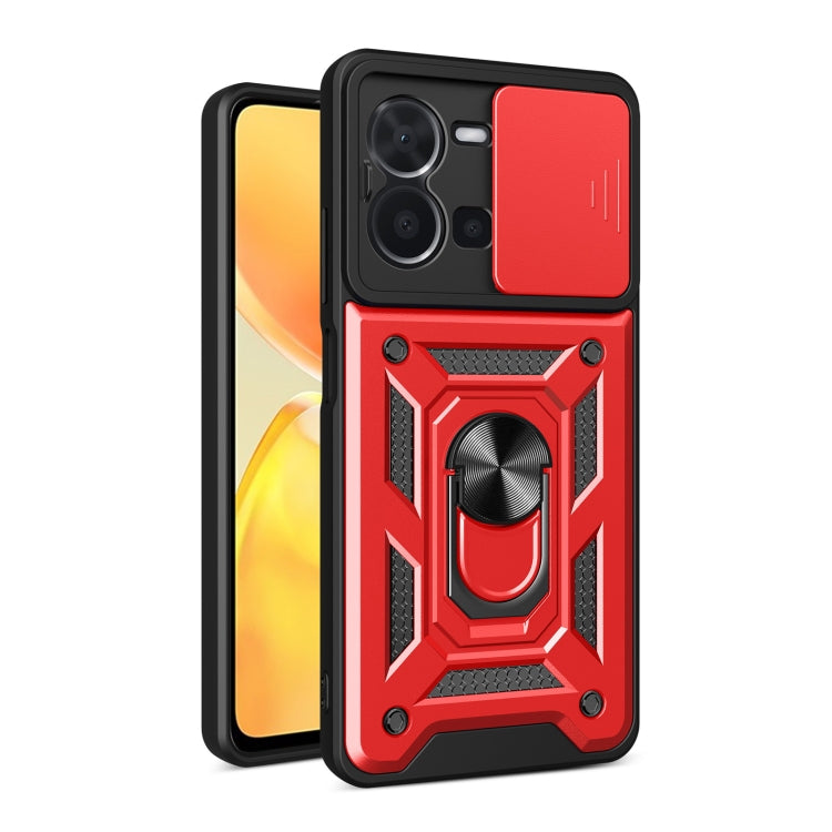 Sliding Camera Cover Design TPU+PC Phone Case