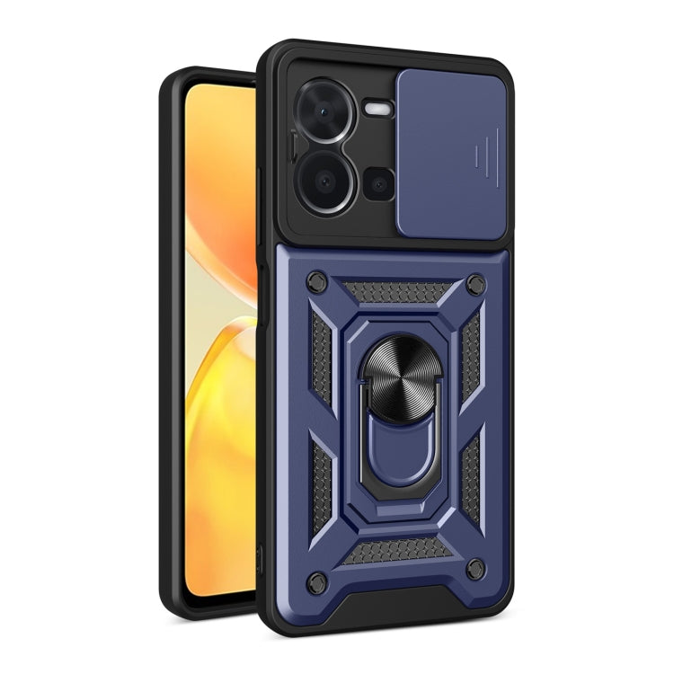 Sliding Camera Cover Design TPU+PC Phone Case