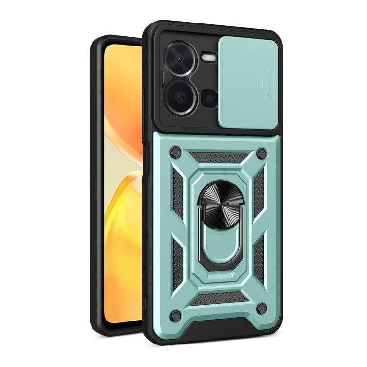 Sliding Camera Cover Design TPU+PC Phone Case