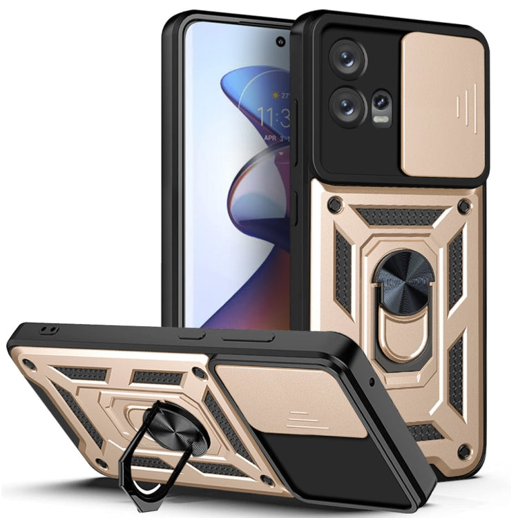 Sliding Camera Cover Design TPU+PC Phone Case