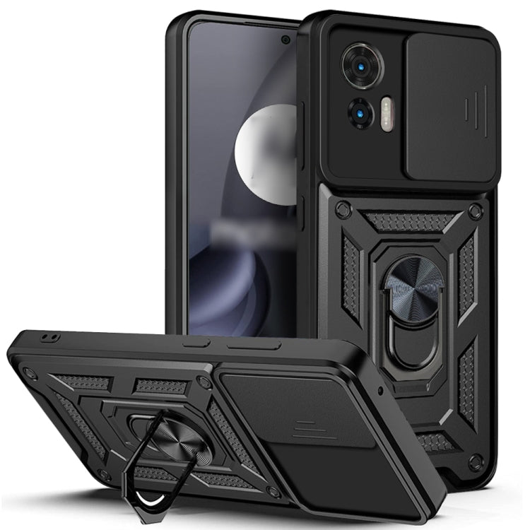 Sliding Camera Cover Design TPU+PC Phone Case