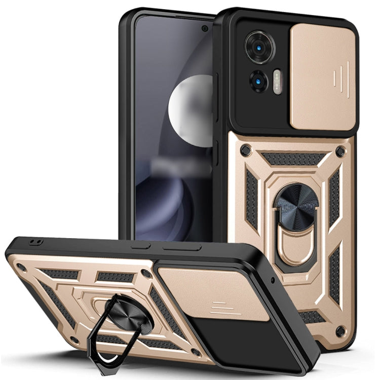 Sliding Camera Cover Design TPU+PC Phone Case