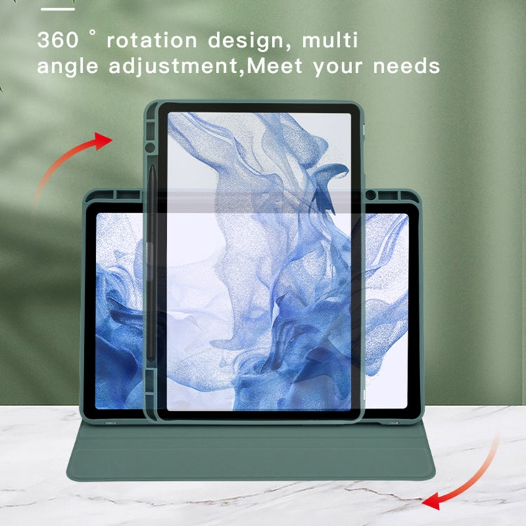 Acrylic 360 Degree Rotation Holder Tablet Leather Case