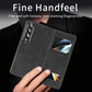 Mature Window View Flip Leather Phone Case