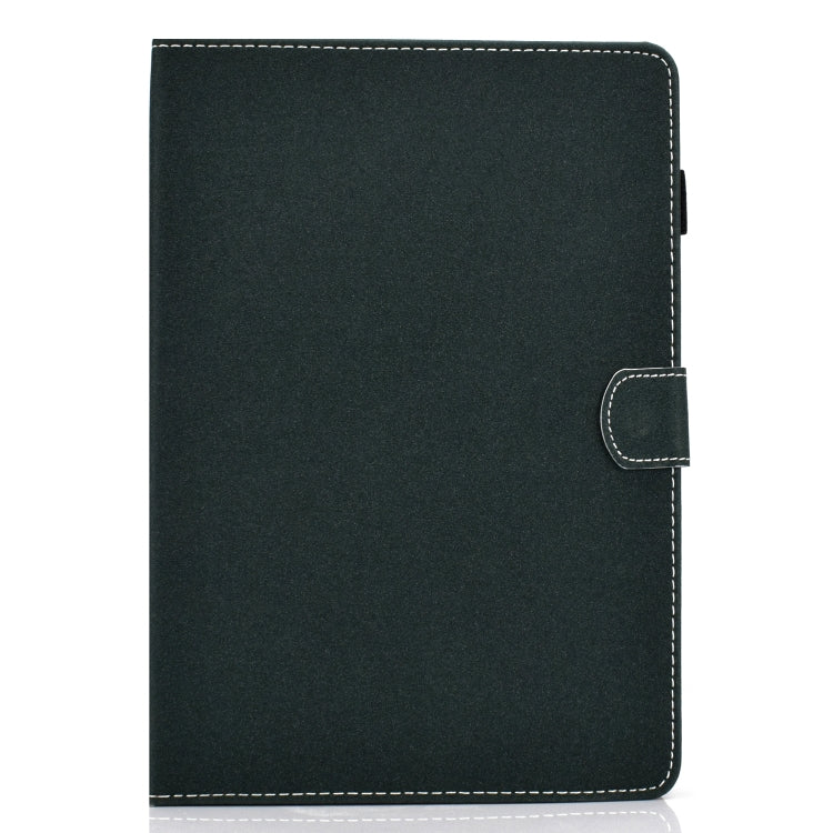 Sewing Thread Horizontal Solid Color Flat Leather Case with Sleep Function & Pen Cover & Anti Skid Strip & Card Slot & Holder, For Galaxy Tab S6 Lite