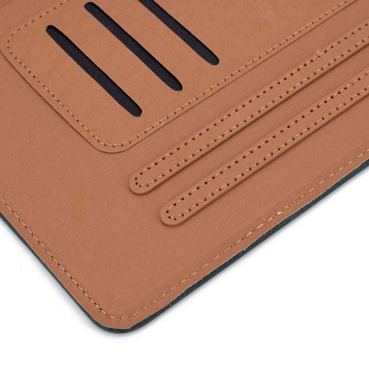 Sewing Thread Horizontal Solid Color Flat Leather Case with Sleep Function & Pen Cover & Anti Skid Strip & Card Slot & Holder, For Galaxy Tab S6 Lite
