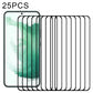 25pcs 3D Curved Edge Full Screen Full Glue Tempered Glass Film
