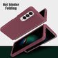 Solid Color PC Coverage Folding Phone Case