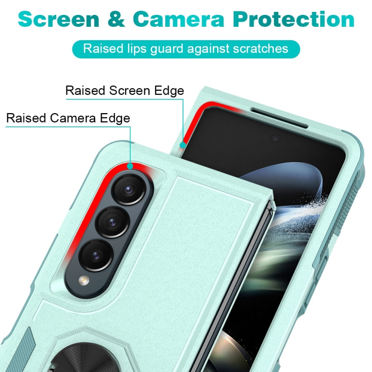 2 in 1 PC + TPU Shockproof Phone Case with Ring Bracket