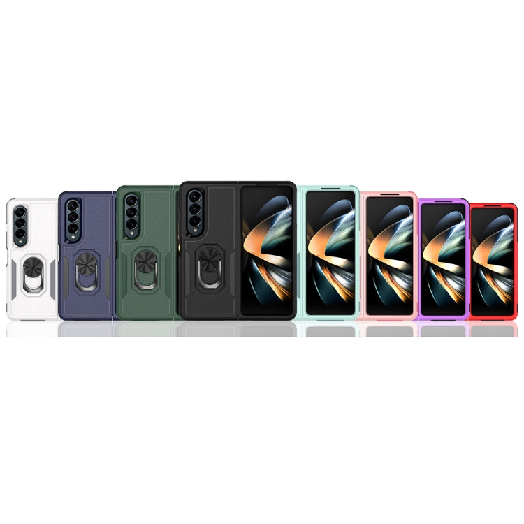 2 in 1 PC + TPU Shockproof Phone Case with Ring Bracket