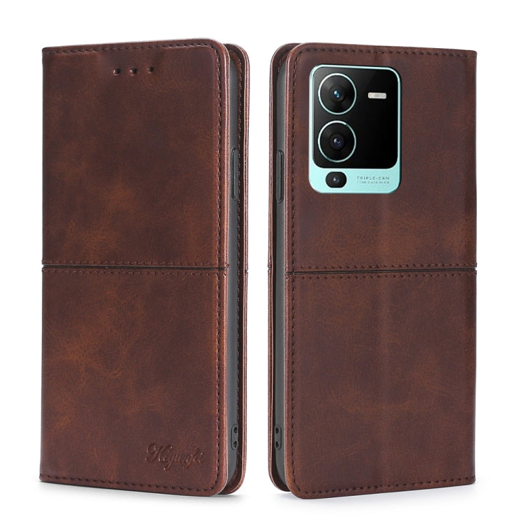 Cow Texture Magnetic Leather Phone Case