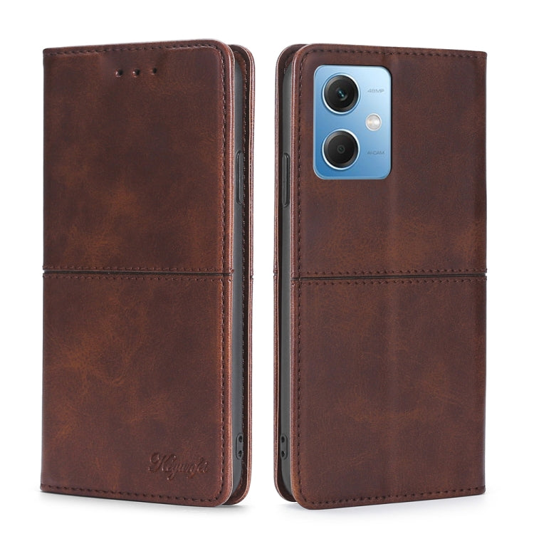 Cow Texture Magnetic Leather Phone Case