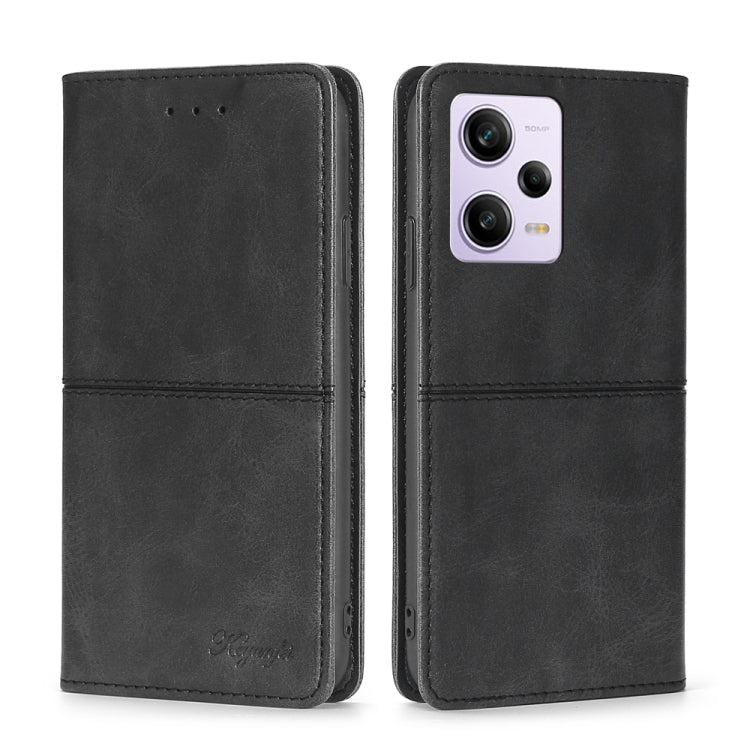 Cow Texture Magnetic Leather Phone Case