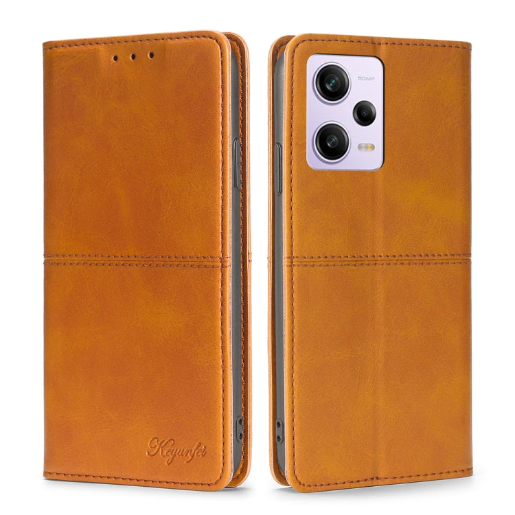 Cow Texture Magnetic Leather Phone Case