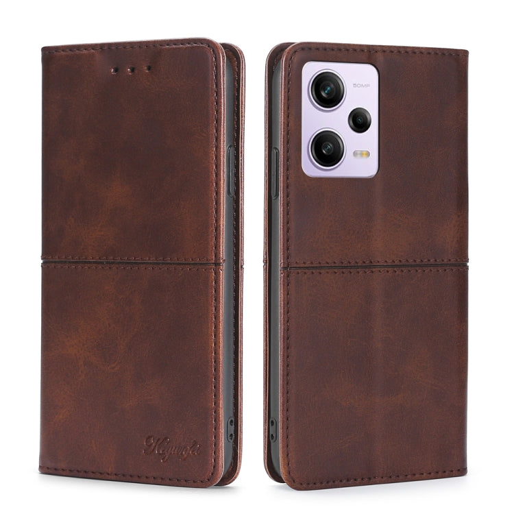 Cow Texture Magnetic Leather Phone Case