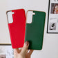 Nano Electroplating Cross Texture Genuine Leather Phone Case