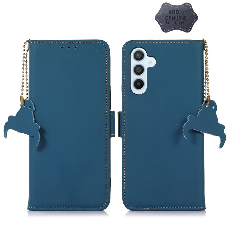 Genuine Leather Magnetic RFID Leather Phone Case