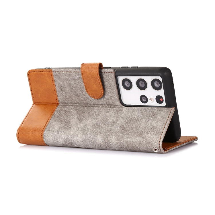 Splicing Leather Phone Case