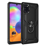 Shockproof TPU + PC Protective Case with 360 Degree Rotating Holder, For Galaxy A31