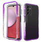 Transparent Gradient Color TPU + PC Protective Phone Case