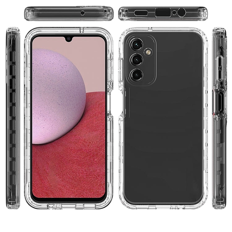 Transparent Gradient Color TPU + PC Protective Phone Case