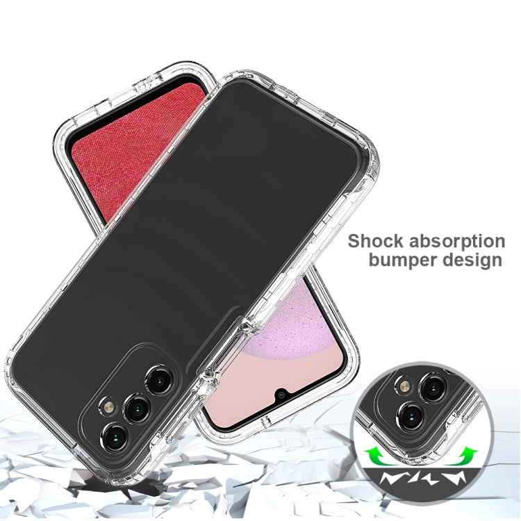 Transparent Gradient Color TPU + PC Protective Phone Case