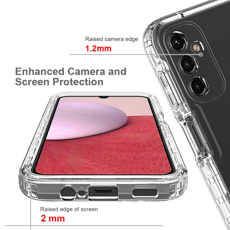 Transparent Gradient Color TPU + PC Protective Phone Case