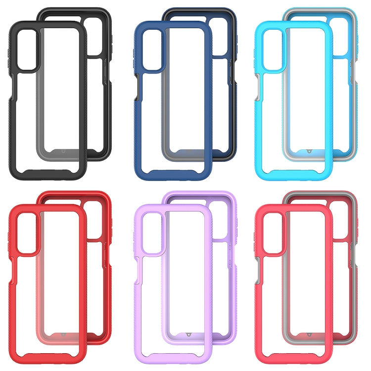 Two-layer Integrated Transparent TPU + PC Protective Phone Case
