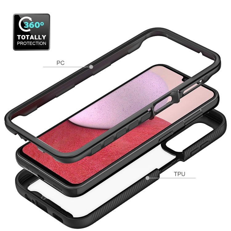 Two-layer Integrated Transparent TPU + PC Protective Phone Case