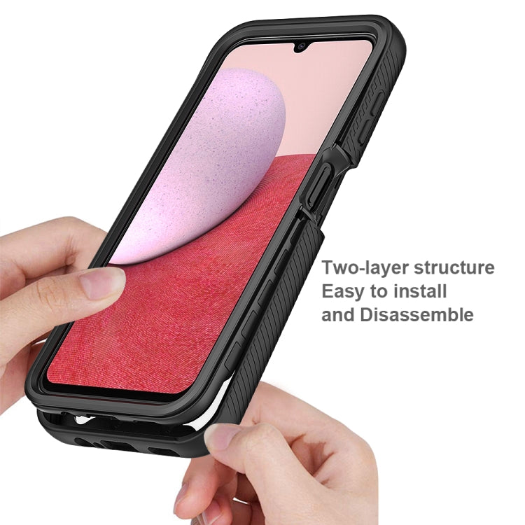 Two-layer Integrated Transparent TPU + PC Protective Phone Case