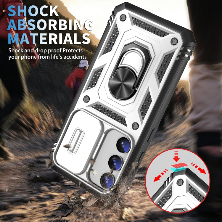 Sliding Camera Cover TPU + PC Phone Case