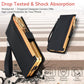 Celebrity Series RFID Anti-theft Brush Phone Leather Case with Pen Slot
