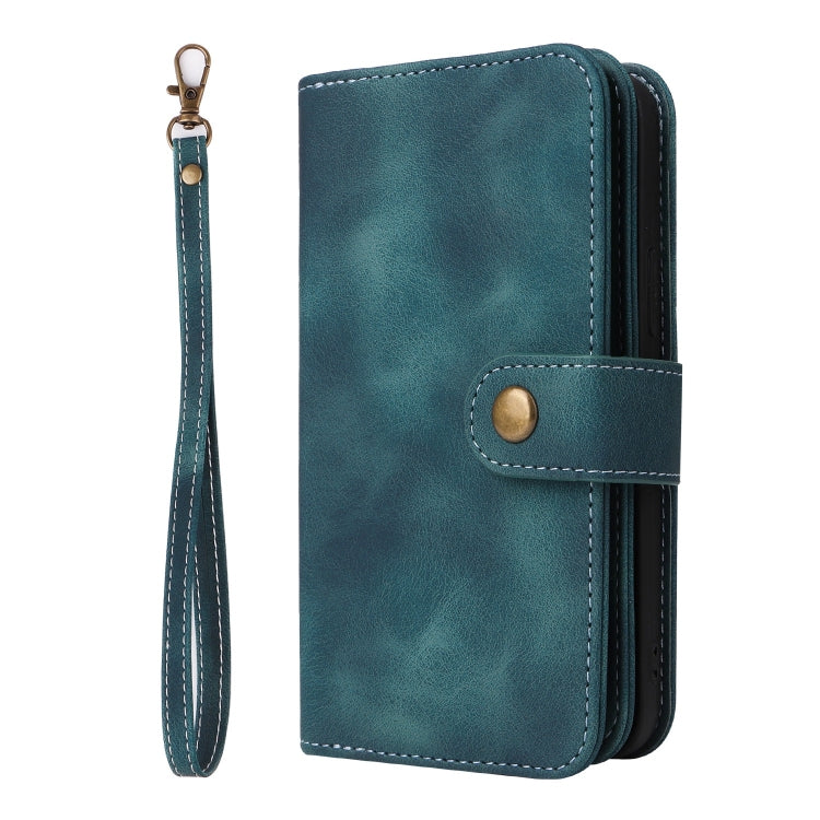 Multifunctional Card Slot Zipper Wallet Leather Phone Case