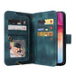Multifunctional Card Slot Zipper Wallet Leather Phone Case