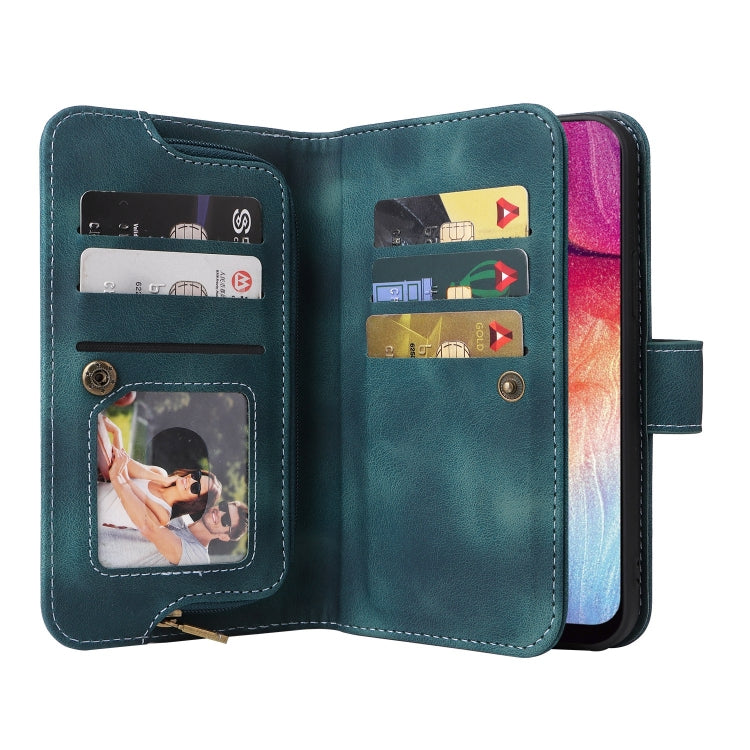 Multifunctional Card Slot Zipper Wallet Leather Phone Case