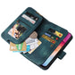 Multifunctional Card Slot Zipper Wallet Leather Phone Case