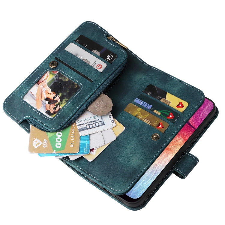 Multifunctional Card Slot Zipper Wallet Leather Phone Case