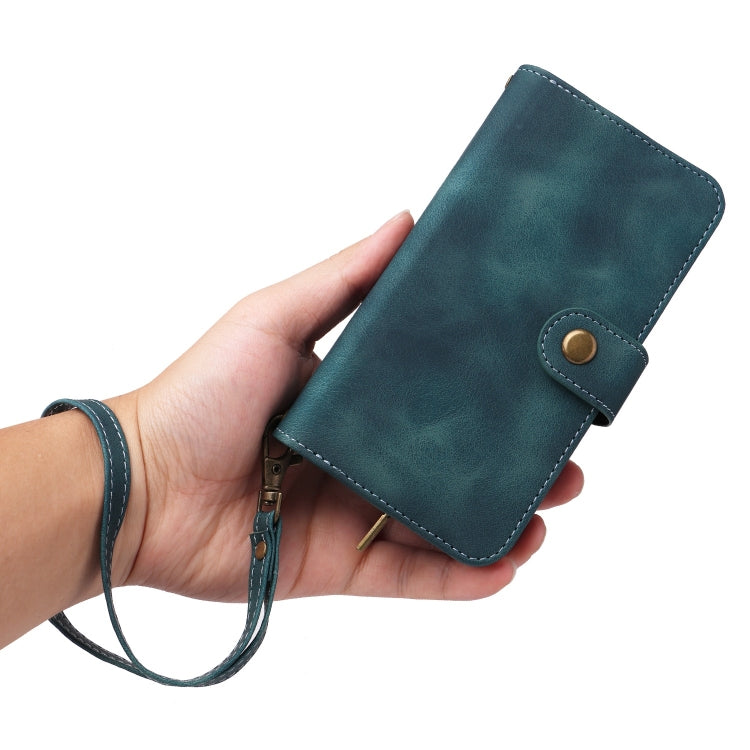 Multifunctional Card Slot Zipper Wallet Leather Phone Case