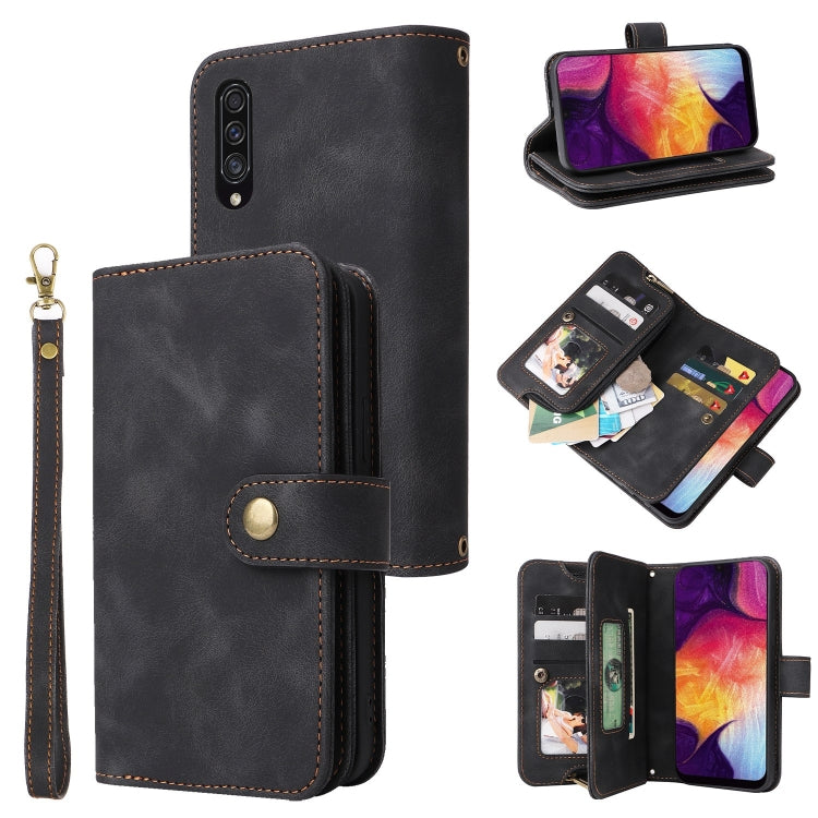 Multifunctional Card Slot Zipper Wallet Leather Phone Case