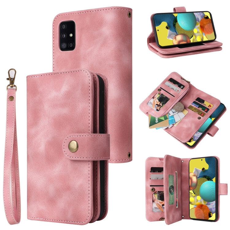 Multifunctional Card Slot Zipper Wallet Leather Phone Case