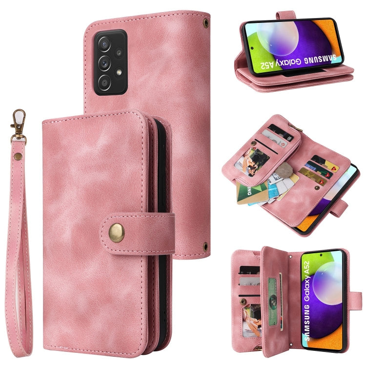 Multifunctional Card Slot Zipper Wallet Leather Phone Case