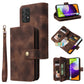 Multifunctional Card Slot Zipper Wallet Leather Phone Case