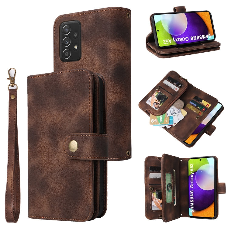 Multifunctional Card Slot Zipper Wallet Leather Phone Case