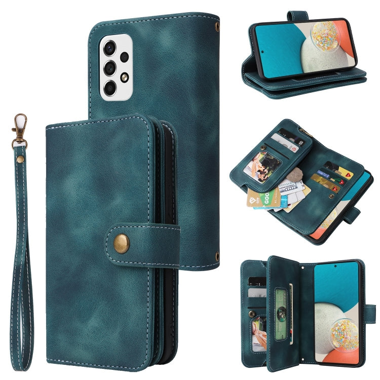 Multifunctional Card Slot Zipper Wallet Leather Phone Case