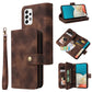 Multifunctional Card Slot Zipper Wallet Leather Phone Case