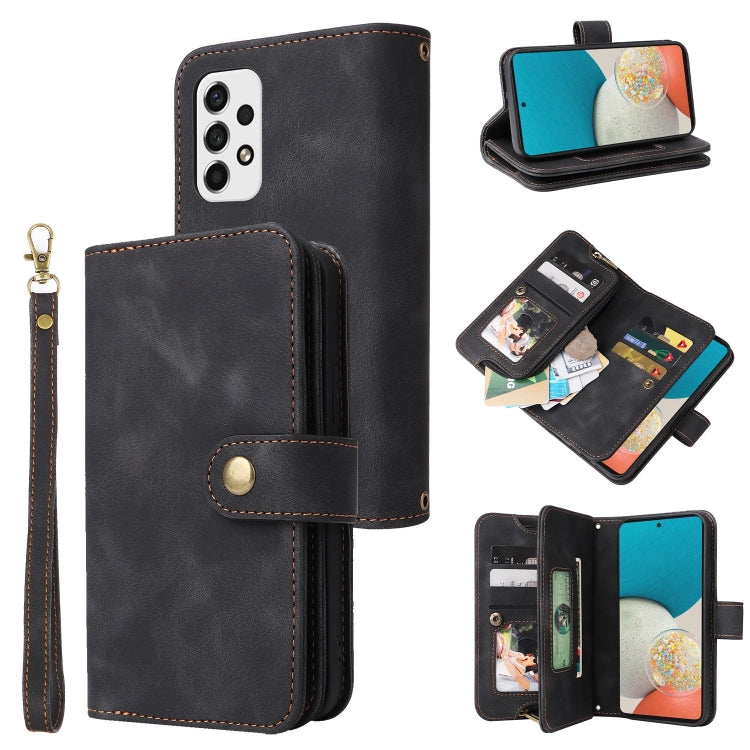 Multifunctional Card Slot Zipper Wallet Leather Phone Case